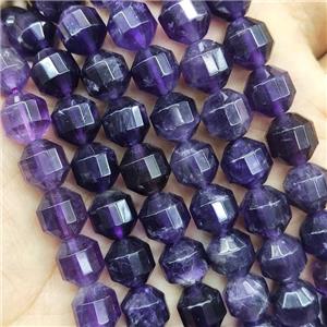 Purple Amethyst Prism Beads, approx 8mm [GB15887-8MM]