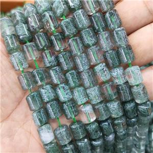 Natural Green Quartz Column Beads, approx 8x10mm [GB15947]