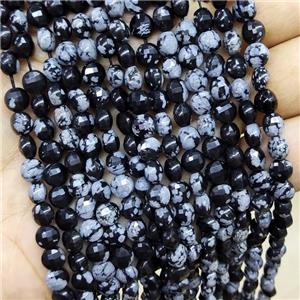 Snowflake Jasper Beads Faceted Circle, approx 6mm [GB15995]