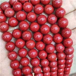 Natural Red Jasper Beads Smooth Round, approx 4mm dia [GB16026-4MM]