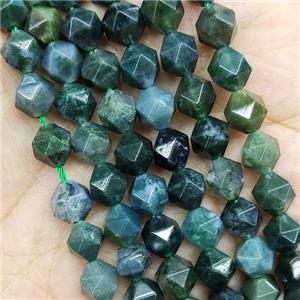 Green Moss Agate Beads Round Cut, approx 9-10mm [GB16068-10MM]