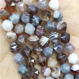Botswana Agate Beads Starcut Round, approx 9-10mm [GB16088-10MM]