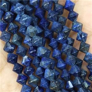 Blue Lapis Lazuli Beads Bicone, approx 6mm [GB16133]