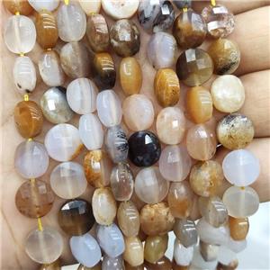 Opal Beads Faceted Circle, approx 10mm [GB16268]