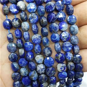 Blue Lapis Lazuli Beads Faceted Circle, approx 6mm [GB16275-6MM]