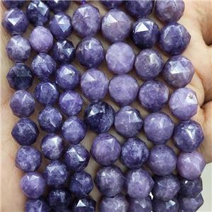 Purple Lepidolite Beads Cut Round, approx 7-8mm [GB16303-8MM]
