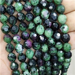 Natural Ruby Zoisite Beads Faceted Round, approx 10mm [GB16312]