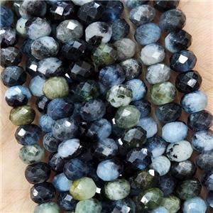 Natural Aquamarine Beads C-Grade Faceted Rondelle, approx 5.6-6mm [GB16401]
