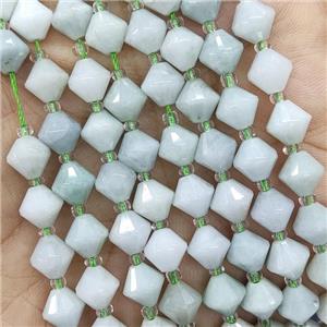 Burmese Chrysoprase Bicone Beads, approx 8mm [GB16462]