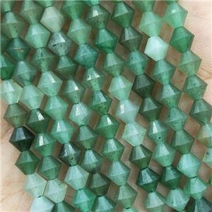 Green Aventurine Beads Bicone, approx 6mm [GB16481]