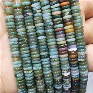 Natural Indian Agate Heishi Beads, approx 2x6mm [GB16533]