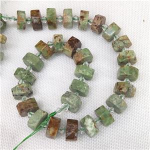 Green Opal Heishi Beads Cut, approx 14-18mm [GB16558]