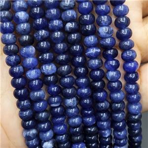 Blue Sodalite Beads Smooth Rondelle, approx 4x6mm [GB16711]