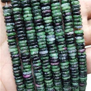Natural Ruby Zoisite Heishi Beads, approx 6mm [GB16815]