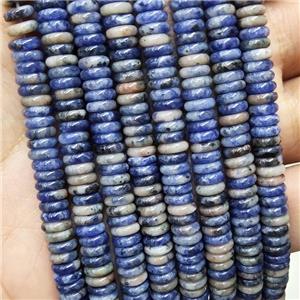 Natural Blue Sodalite Heishi Beads, approx 6mm [GB16819]