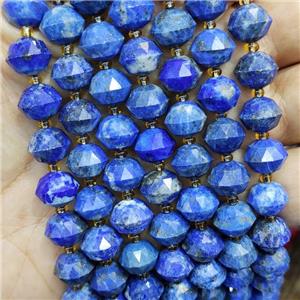 Natural Lapis Lazuli Beads Blue Cut Rondelle, approx 9-10mm [GB16947]
