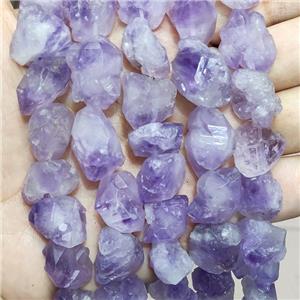 Natural Purple Amethyst Nugget Beads Freeform, approx 12-20mm [GB17017]