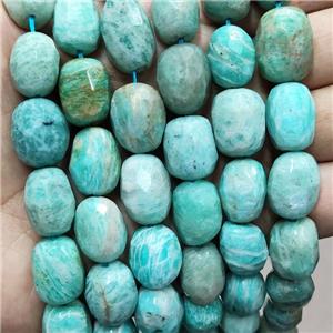 Natural Green Amazonite Nugget Beads Freeform Faceted, approx 12-16mm [GB17089]