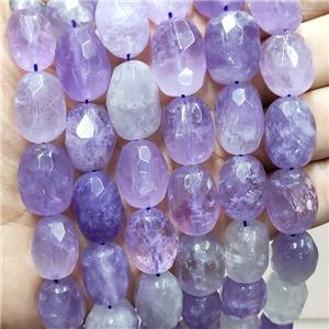 Natural Purple Amethyst Nugget Beads Freeform Faceted, approx 12-16mm [GB17090]