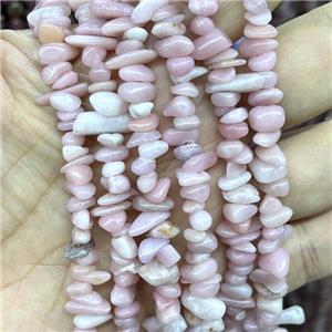 Natural Chinese Pink Opal Chip Beads Freeform, approx 5-8mm, 32inch length [GB17144]
