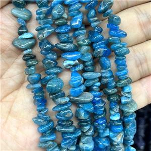 Natural Blue Apatite Chip Beads Freeform, approx 5-8mm, 32inch length [GB17155]