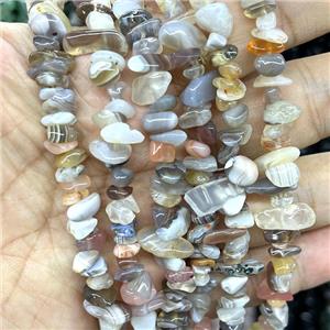 Natural Botswana Agate Beads Chips Freeform, approx 5-8mm, 32inch length [GB17173]