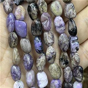 Natural Purple Charoite Chips Beads Freeform, approx 8-10mm [GB17211]