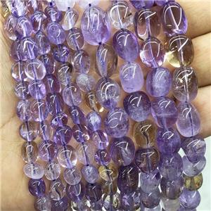 Natural Ametrine Chip Beads Freeform Purple, approx 6-9mm [GB17310]