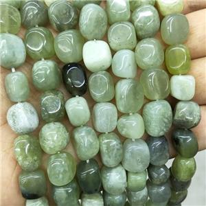 Natural Green Strawberry Quartz Chips Beads Freeform, approx 9x12mm [GB17327]