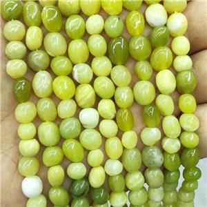 Natural Lemon Jade Chip Beads Olive Freeform, approx 6-9mm [GB17339]