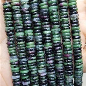 Natural Ruby Zoisite Heishi Beads, approx 6mm [GB17419]