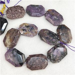 Natural Purple Charoite Slice Beads, approx 20-35mm [GB17470]