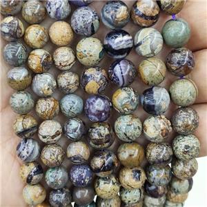 Natural Purple Jasper Beads Smooth Round, approx 8mm [GB17519-8MM]