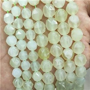 Natural Mountain Jade Beads Olive Cut Round, approx 9-10mm [GB17538-10MM]