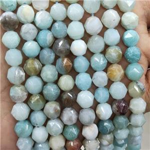 Natural Chinese Amazonite Beads Multicolor Cut Round, approx 7-8mm [GB17541-8MM]