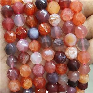 Natural Red Carnelian Agate Beads Cut Round, approx 9-10mm [GB17543-10MM]