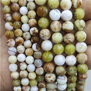 Natural Yellow Opal Beads Smooth Round, approx 8mm dia [GB17572-8MM]