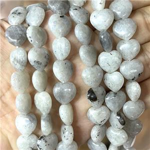 Labradorite Heart Beads, approx 10mm [GB17622-10MM]