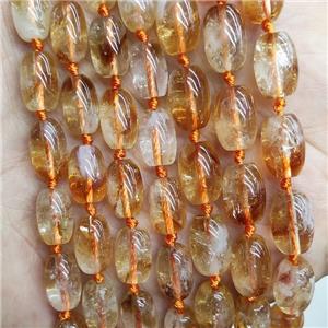Natural Citrine Beads Barrel Yellow, approx 8x12mm [GB17675-8X12MM]