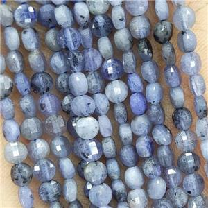 Natural Tanzanite Beads Blue B-Grade Faceted Cion, approx 4mm [GB17797]