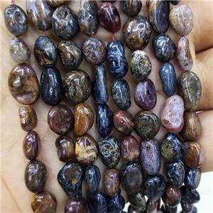 Natural Pietersite Jasper Chips Beads Multicolor Freeform, approx 7-10mm [GB18002]