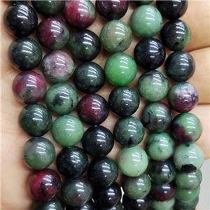 Green Jade Beads Dye Smooth Round, approx 10mm dia [GB18022-10MM]