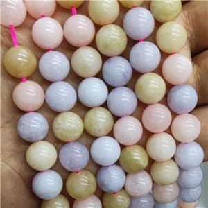 Jade Beads Multicolor Dye Smooth Round, approx 10mm dia [GB18024-10MM]