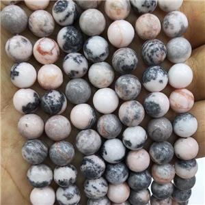 Pink Zebra Jasper Beads Smooth Round, approx 4mm dia [GB18242-4MM]