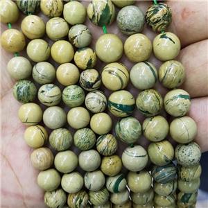 Green Verdite Beads Smooth Round, approx 10mm [GB18321-10MM]