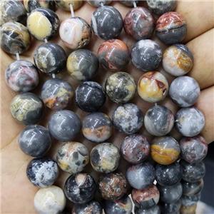 Crazy Agate Beads Smooth Round, approx 12mm [GB18326-12MM]