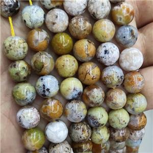 Yellow Opal Beads Smooth Round, approx 12mm dia [GB18348-12MM]