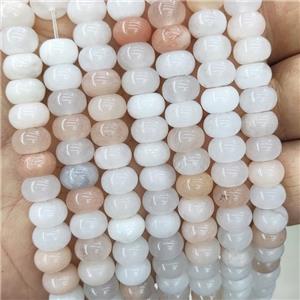 Pink Aventurine Beads Smooth Rondelle, approx 8mm [GB18545]