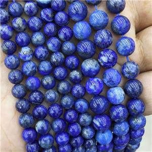 Natural Lapis Lazuli Beads Blue Smooth Round, approx 10mm dia [GB18594-10MM]