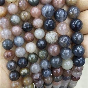 Chinese Tourmaline Beads Multicolor Smooth Round, approx 8mm dia [GB18626-8MM]
